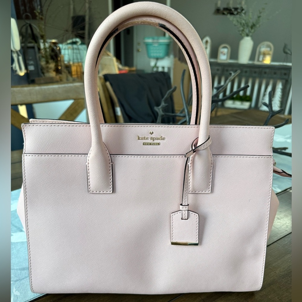 Kate spade Candace satchel pink sunset + phone wristlet